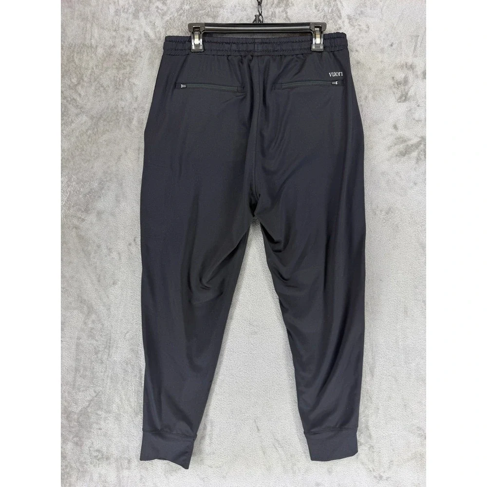 Vuori Mens Sunday Performance Jogger Black Tapered Sweatpants V416 Large